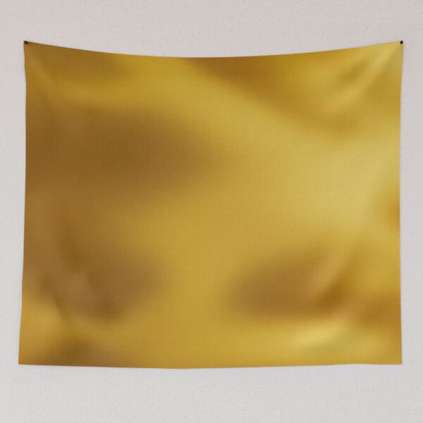Item preview, Minimalist Golden Yellow Fabric Texture | Solid Warm Ochre Art designed and sold by Midnight Veil Designs.