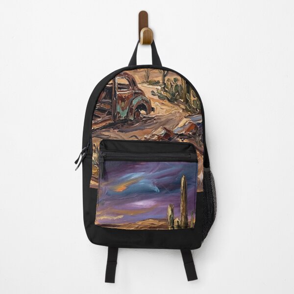 Item preview, Abandoned Vintage Car in Desert Sunset Western Landscape designed and sold by Meteor Destroyer.