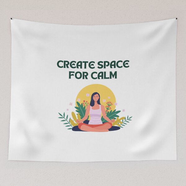 Item preview, Create Space for Calm | Mindfulness & Relaxation Design designed and sold by gluxdesing.