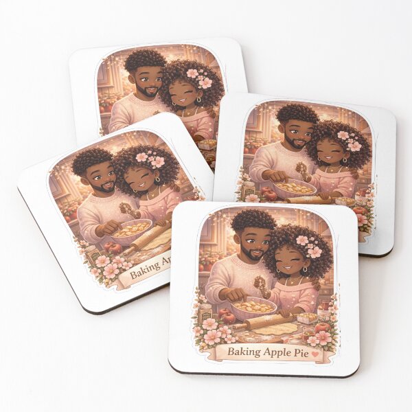 Item preview, Baking Apple Pie Cute Couple Sticker | Cozy Fall Aesthetic | Soft Girl Lifestyle Illustration | Comfort Food Vibes designed and sold by PrincSaraStudio.