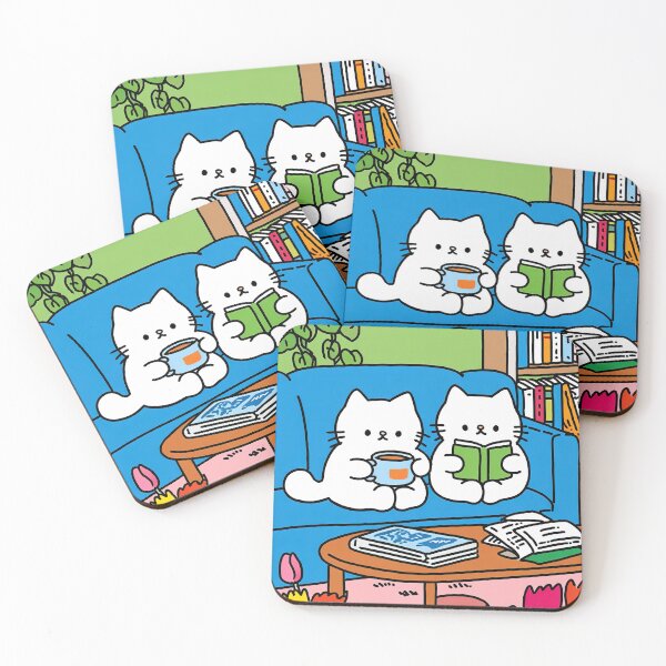 Item preview, Whiskers & Waffles Cozy Read designed and sold by Venon28.