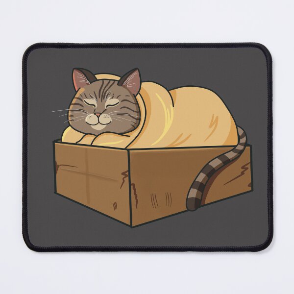 Item preview, Boxed Burrito Cat - Cozy Wrapped Kitty designed and sold by TeaAlchemist.