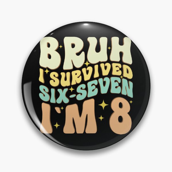 Item preview, Bruh I Survived Six-Seven Im Eighth designed and sold by culturecute.