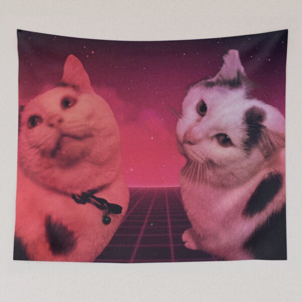 Item preview, Karl Von Carlson Cat Vaporwave  designed and sold by Cat Haven & Rescue .