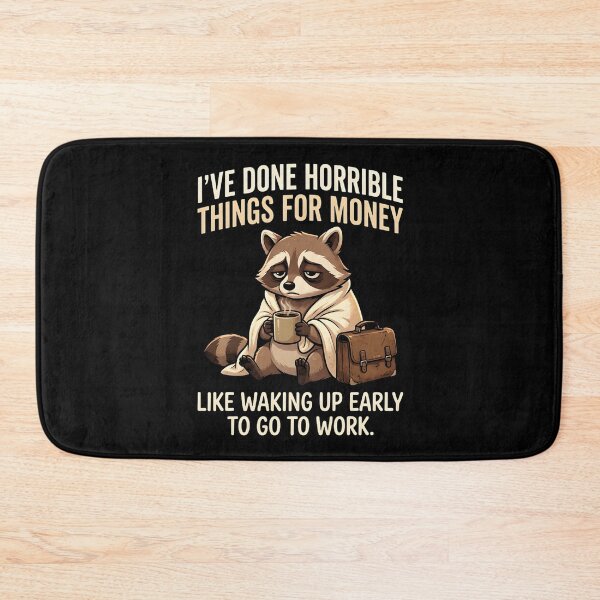 Item preview, I've Done Horrible Things For Money Funny Raccoon Work Humor Shirt designed and sold by LunaMagicStudio.