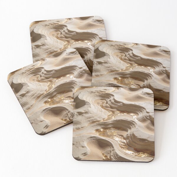 Item preview, Gilded Liquid Gold Strata - Luxury 3D Geological Art - Part 1 of 3 designed and sold by sana designer.