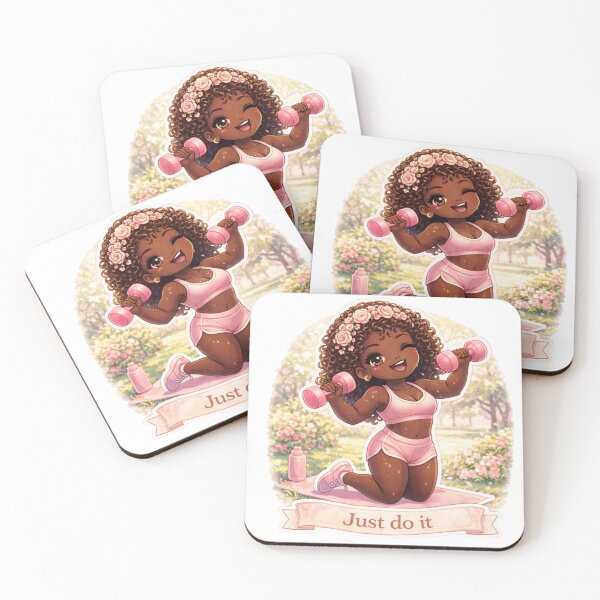 Item preview, Cute Workout Motivation Sticker | Soft Girl Fitness Aesthetic | Gym Girl Illustration | Self Love Fitness Vibes designed and sold by PrincSaraStudio.