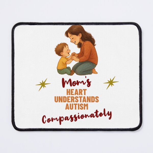Item preview, Moms Heart Understands Autism Compassionately designed and sold by PrintSparkDesigns.