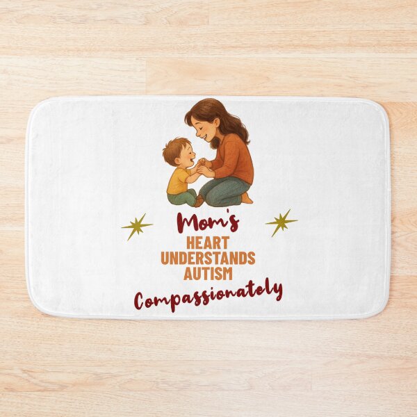 Item preview, Moms Heart Understands Autism Compassionately designed and sold by PrintSparkDesigns.