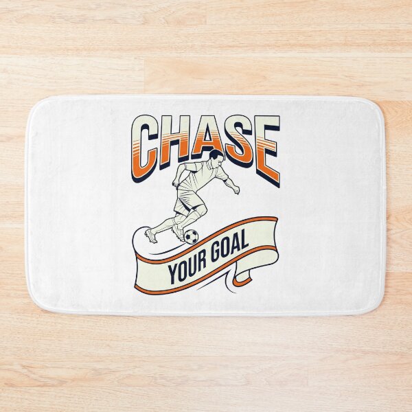 Item preview, Chase Your Goal Motivational Soccer Player Design designed and sold by Abaseen.