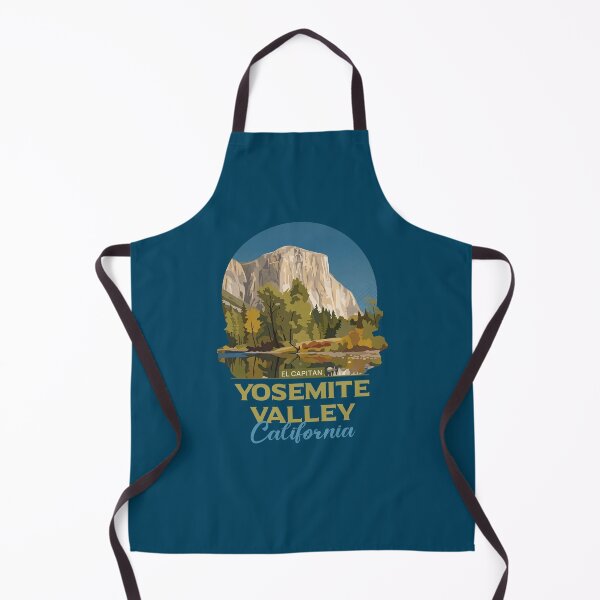 Item preview, Yosemite Valley California El Capitan Vintage Nature Art designed and sold by LinaValearte.