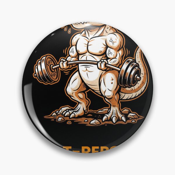 Item preview, T-Rex Bodybuilding Dinosaur Humor Gym Fitness Funny Gift designed and sold by Sorissa_.