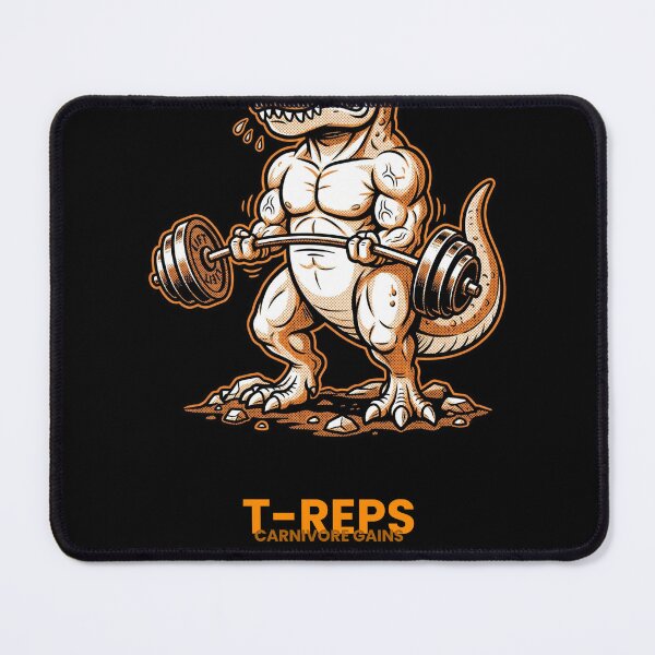Item preview, T-Rex Bodybuilding Dinosaur Humor Gym Fitness Funny Gift designed and sold by Sorissa_.