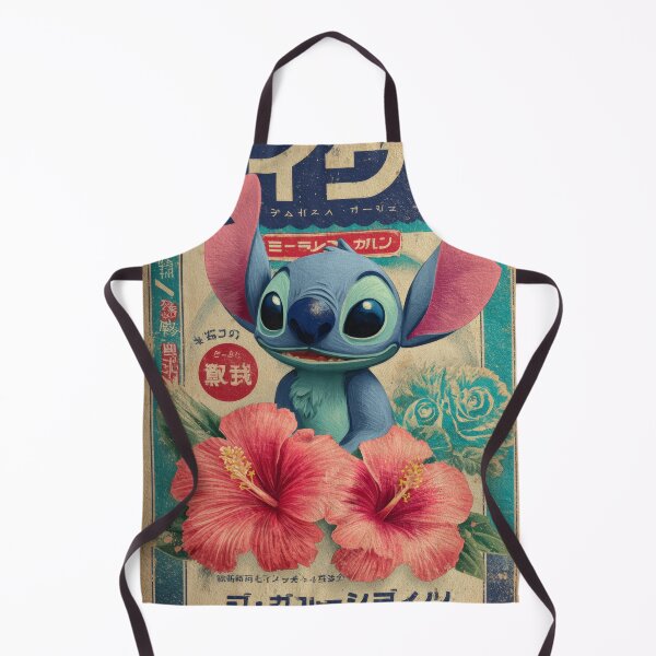Item preview, Stitch Vintage Japanese Poster designed and sold by AnimeArsenalPrints.