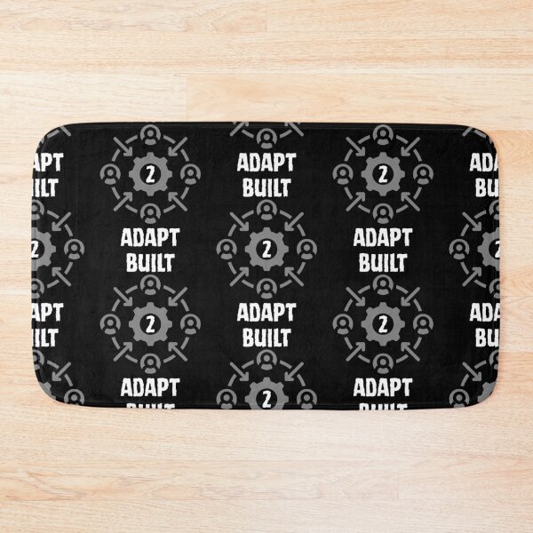Item preview, Built To Adapt Motivational Quote Gear Design designed and sold by Snedsdigital.