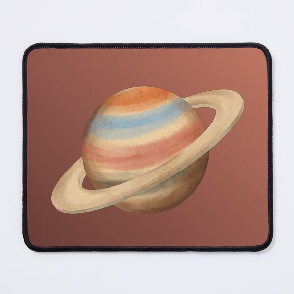 Item preview, Cosmical Saturn Retro Planet Illustration designed and sold by SaturnStudioart.