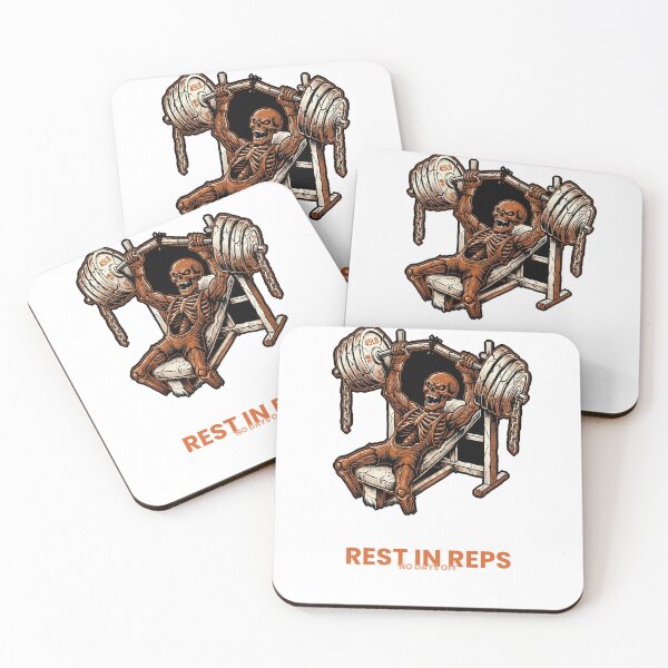 Item preview, Skeleton Bench Press Bodybuilding Dark Art Skull Fitness Gift designed and sold by Sorissa_.