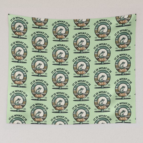 Item preview, It Is What It Is – Whimsical Frog Design designed and sold by Dogandesighn.