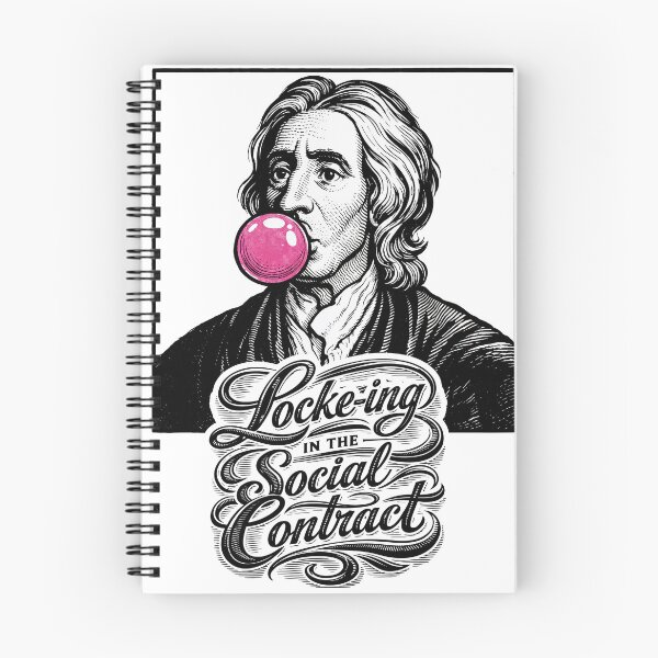 Item preview, Locke-ing in the Social Contract designed and sold by ForeverPrintsOK.
