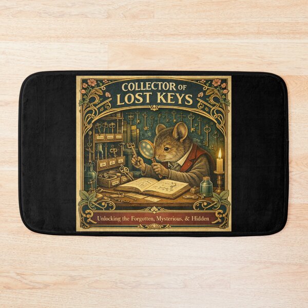 Item preview, Collector of Lost Keys – Vintage Mouse Art Nouveau Poster designed and sold by Galskap.