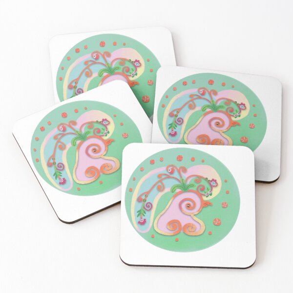 Item preview, Elegant floral bird illustration designed and sold by FaliushART.