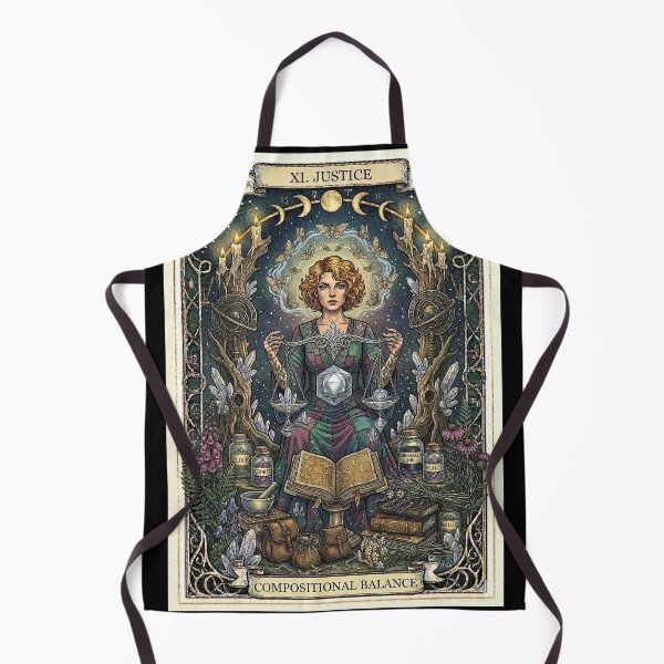 Item preview, Justice Compositional Balance Tarot Art designed and sold by elaemor-art.