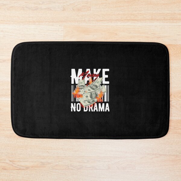 Item preview, Make Money No Drama - Streetwear Hustle Quote Art designed and sold by PixelVibe Art.