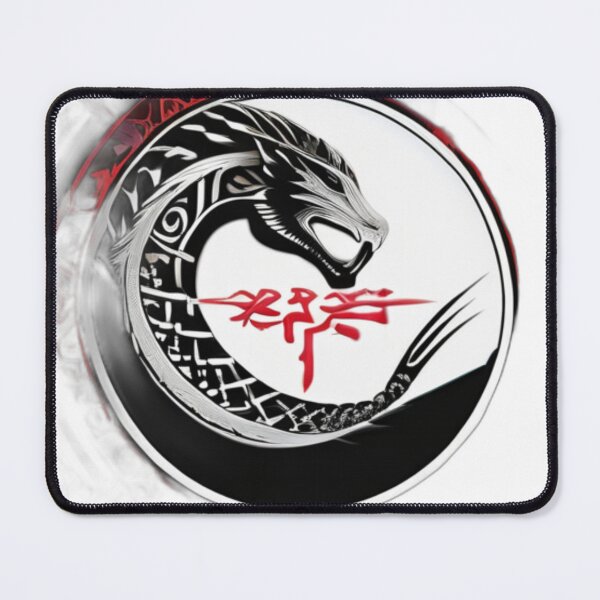 Item preview, Fantasy Ouroboros Symbol with Glyph Accents designed and sold by Bad7Wear.