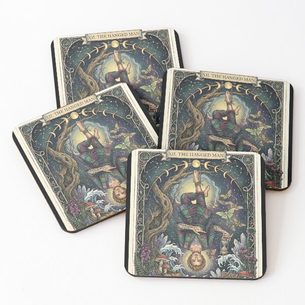 Item preview, The Hanged Man New Perspective Tarot Art designed and sold by elaemor-art.