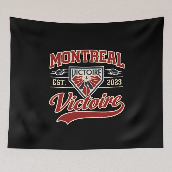 Item preview, PWHL Montreal Victoire Est. 2023 Team Tribute Quote designed and sold by HumansStuck12.