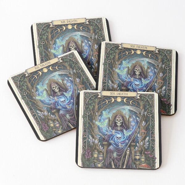 Item preview, Death Metamorphosis Tarot Art designed and sold by elaemor-art.