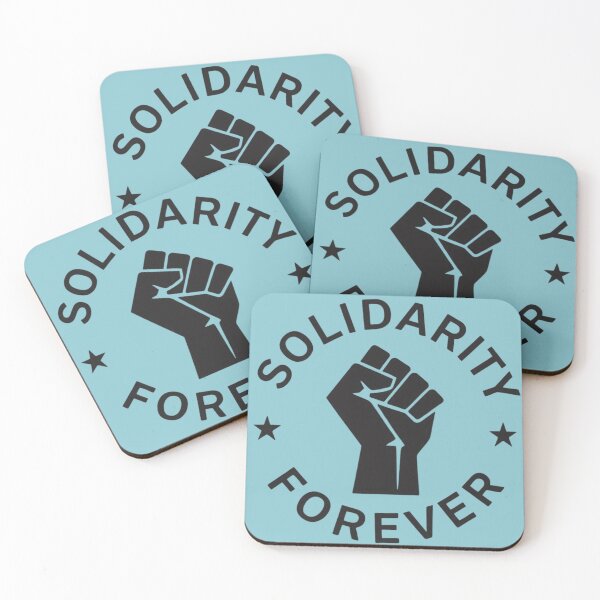 Item preview, Solidarity Forever Union Fist - Retro Activist Power Circular Emblem designed and sold by PACS0011.