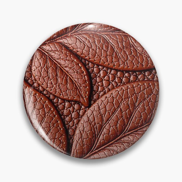 Item preview, Embossed Leaf Leather Texture Botanical Abstract Pattern Print designed and sold by Kaleidoscope Print.
