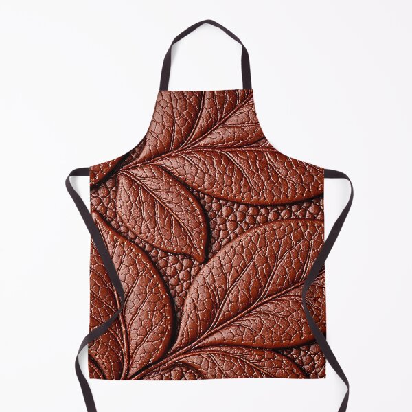 Item preview, Embossed Leaf Leather Texture Botanical Abstract Pattern Print designed and sold by Kaleidoscope Print.