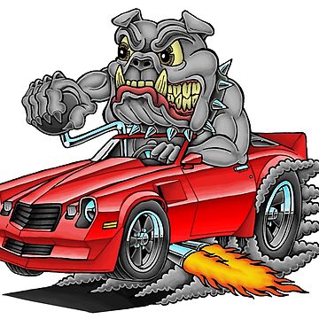 Artwork thumbnail, Bulldog Camaro by brittmadding