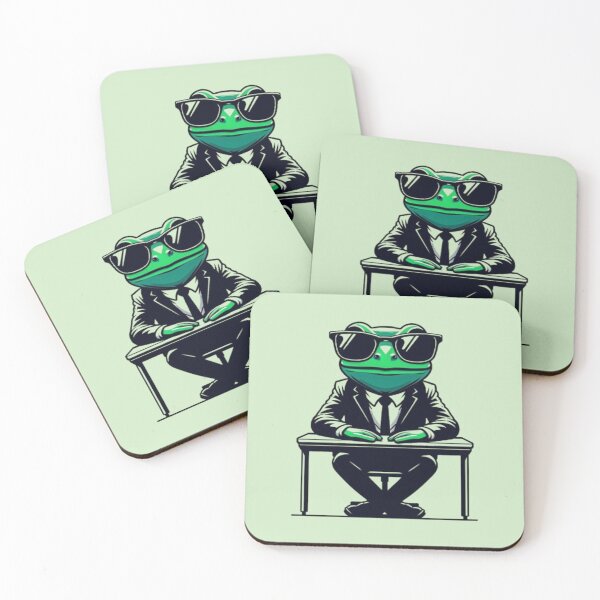 Item preview, Business Frog – Funny Meme Art Design designed and sold by Dogandesighn.