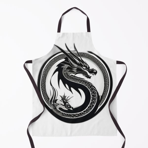 Item preview, Black Dragon Circular Emblem with Intricate Detailing designed and sold by Bad7Wear.