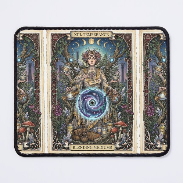 Item preview, Temperance Blending Mediums Tarot Art designed and sold by elaemor-art.
