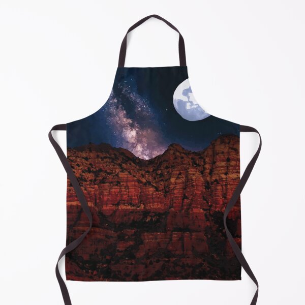 Item preview, Starry Night Sky Over Red Cliffs designed and sold by Arturo Daniel Garcia Palomo.