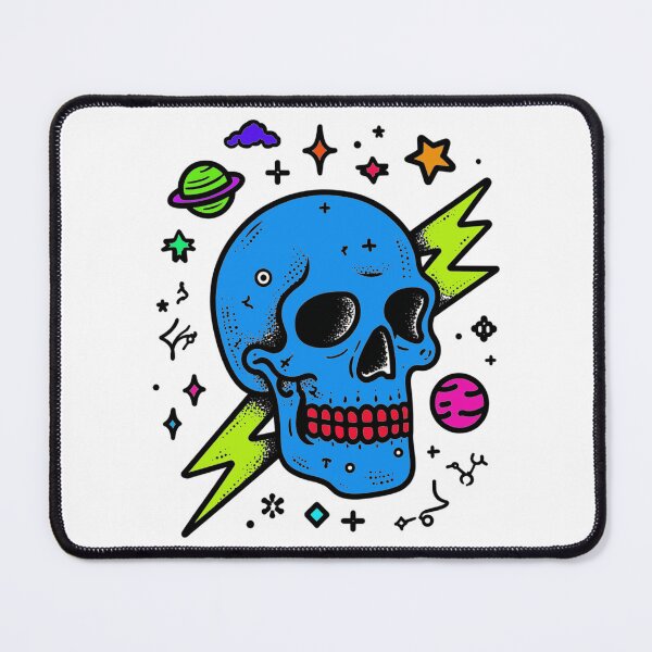 Item preview, Cosmic Skull Vibes – Colorful Space Skull Art with Planet Icons for Alt Aesthetic Lovers designed and sold by Ignorant-Artist.