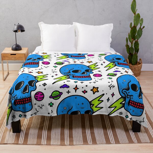 Item preview, Cosmic Skull Vibes – Colorful Space Skull Art with Planet Icons for Alt Aesthetic Lovers designed and sold by Ignorant-Artist.