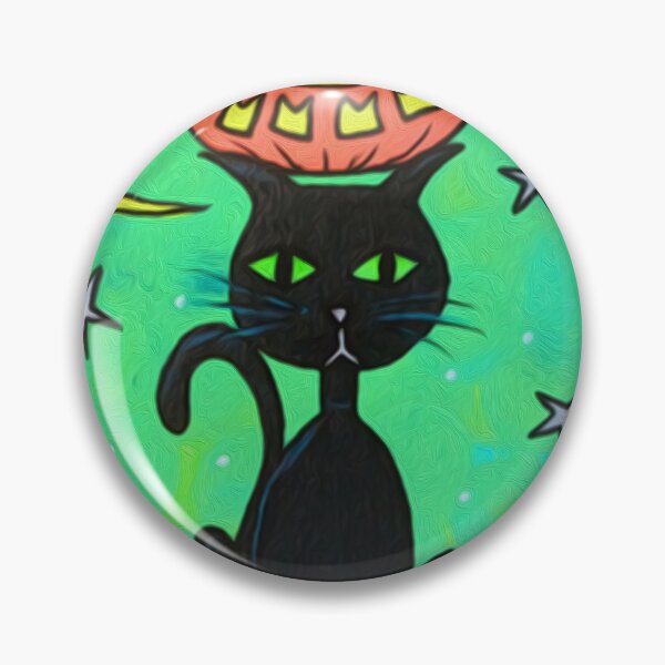 Item preview, Halloween Cat & Bat designed and sold by True Poison.