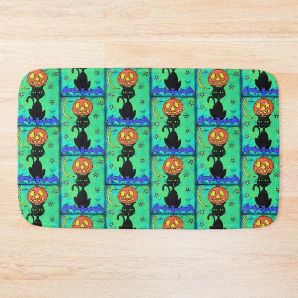 Item preview, Halloween Cat & Bat designed and sold by True Poison.