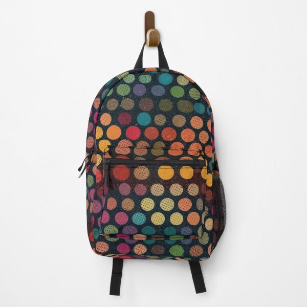 Item preview, Textured Retro Rainbow Polka Dot Pattern designed and sold by pinkal.