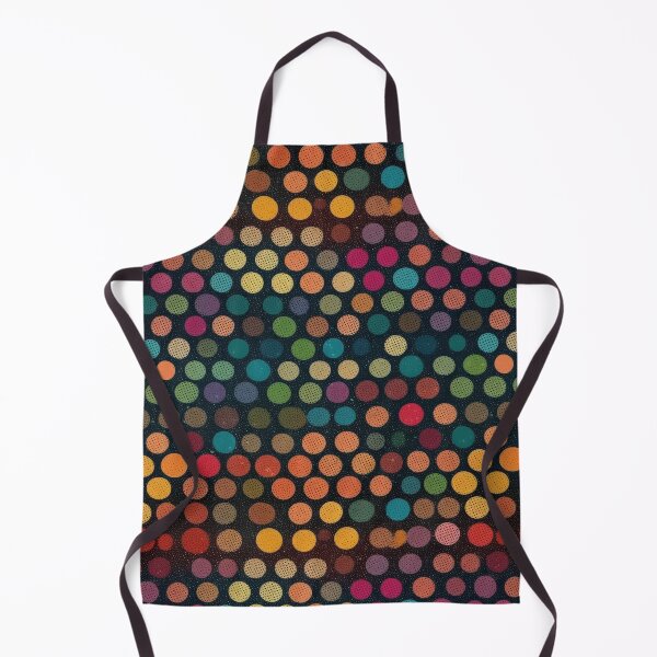 Item preview, Textured Retro Rainbow Polka Dot Pattern designed and sold by pinkal.