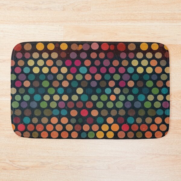 Item preview, Textured Retro Rainbow Polka Dot Pattern designed and sold by pinkal.