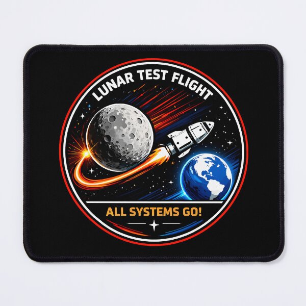 Item preview, Lunar Test Flight - All Systems Go! designed and sold by Forged in the Warp.