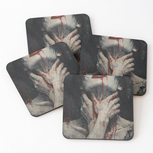 Item preview, Dark Portrait with Red Drips designed and sold by rexavim.