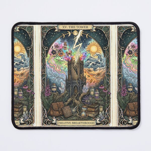 Item preview, Tower Creative Breakthrough Tarot Art designed and sold by elaemor-art.