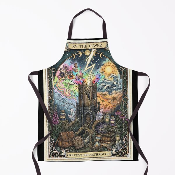 Item preview, Tower Creative Breakthrough Tarot Art designed and sold by elaemor-art.